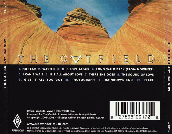 The Outfield : Any Time Now (CD, Album)