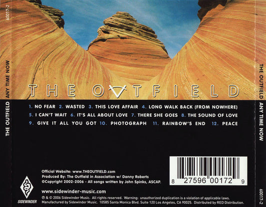 The Outfield : Any Time Now (CD, Album)