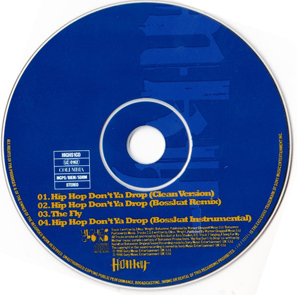 Honky : Hip Hop Don't Ya Drop (CD, Maxi)