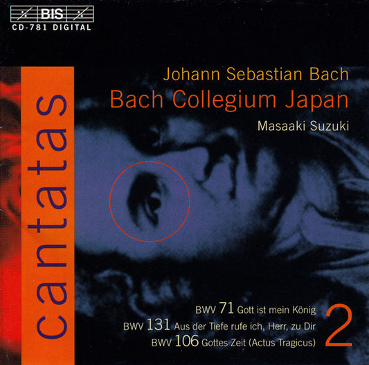 Johann Sebastian Bach - Bach Collegium Japan, Masaaki Suzuki : Cantatas 2: BWV 71 Gott Ist Mein König; BWV 131 Aus Der Tiefe Rufe Ich, Herr, Zu Dir; BWV 106 Gottes Zeit (Actus Tragicus) (CD, Album)