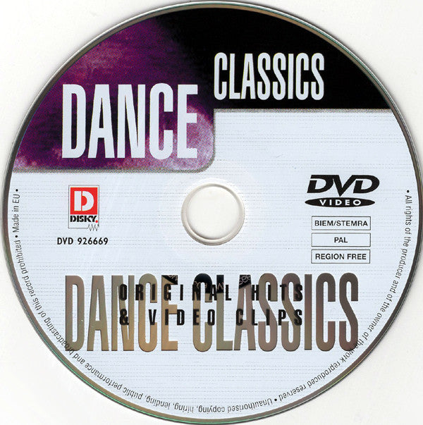 Various : Dance Classics (DVD-V, Comp, PAL)