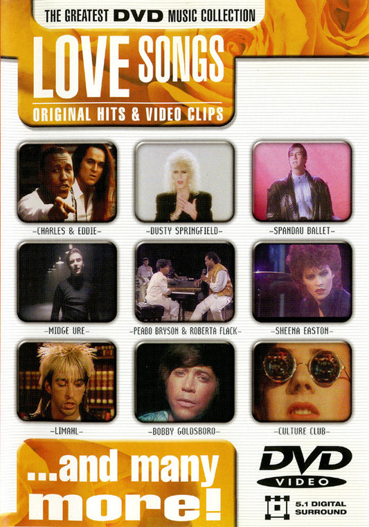 Various : Love Songs (DVD-V, Comp, PAL)