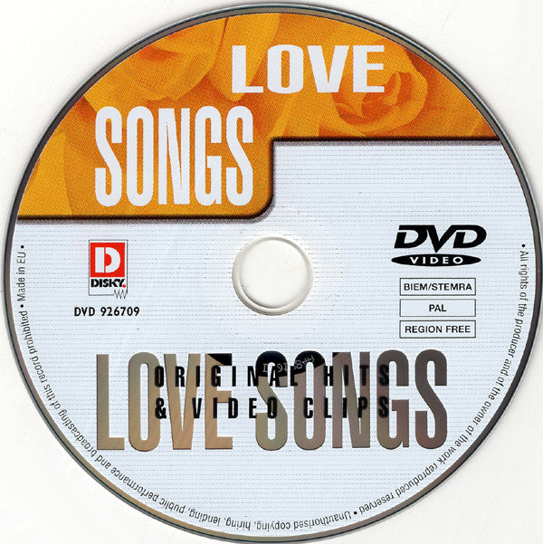 Various : Love Songs (DVD-V, Comp, PAL)