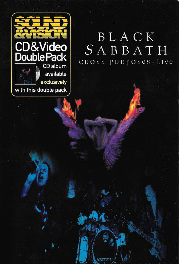 Black Sabbath : Cross Purposes - Live (CD + VHS, PAL, SECAM)