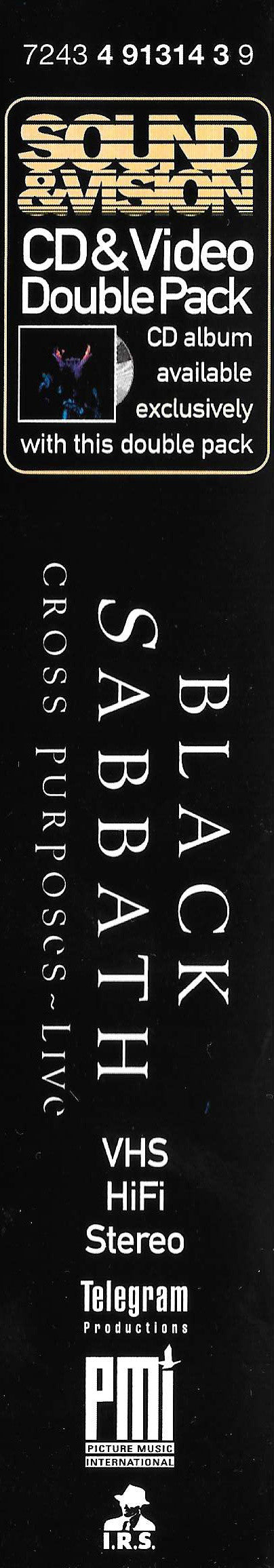 Black Sabbath : Cross Purposes - Live (CD + VHS, PAL, SECAM)