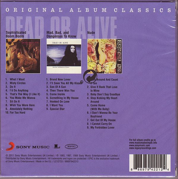 Dead Or Alive : Original Album Classics (Box, Comp + CD, Album, RE + CD, Album, RE + CD, Al)
