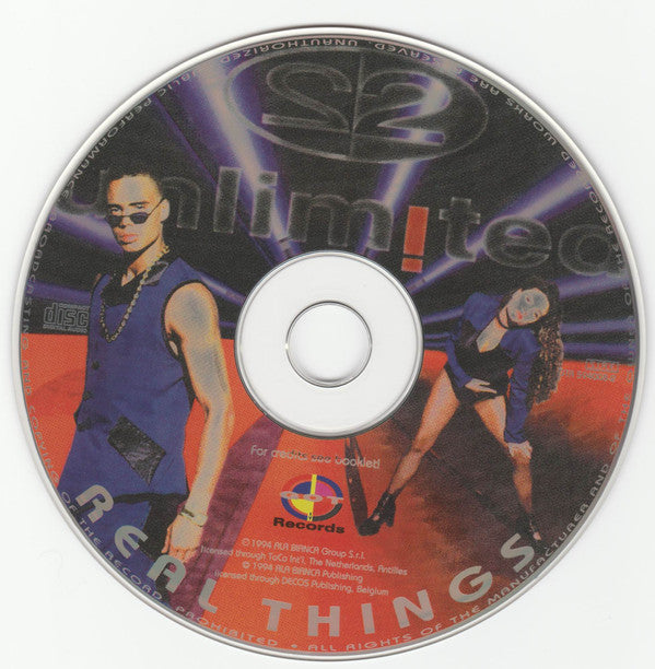 2 Unlimited : Real Things (CD, Album)