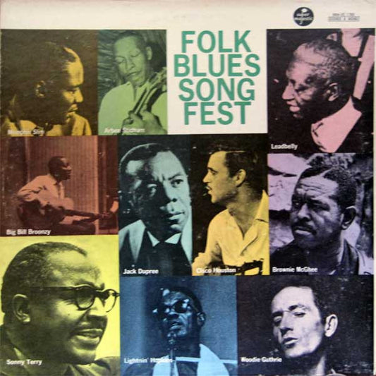 Various : Folk Blues Song Fest (LP, Comp, Mono, ARC)