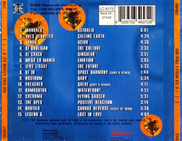 Various : Hard-Trance X-Plosion - Best Of Chapter 1-2-3 (CD, Comp, Mixed)