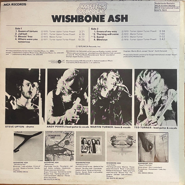 Wishbone Ash : Masters Of Rock (LP, Comp)
