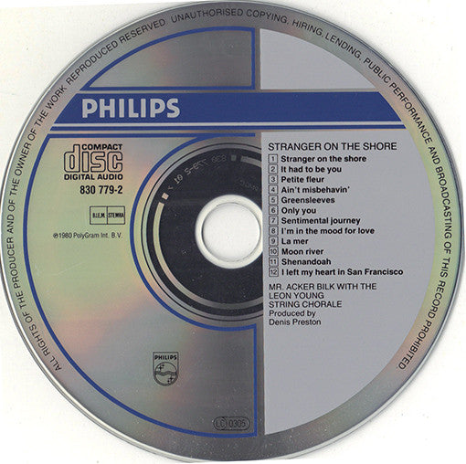 Acker Bilk With The Leon Young String Chorale : Stranger On The Shore (CD, Album)