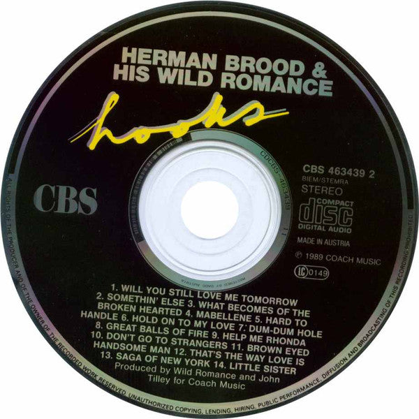 Herman Brood & His Wild Romance : Hooks (CD, Album)