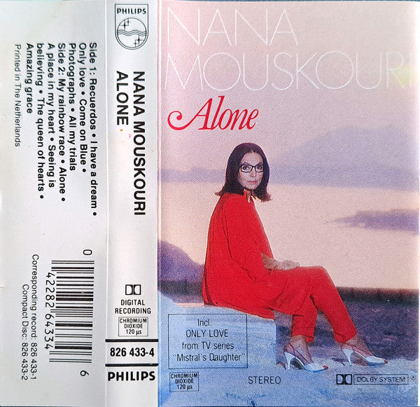 Nana Mouskouri : Alone (Cass, Album, Chr)