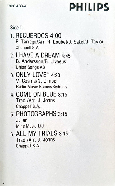 Nana Mouskouri : Alone (Cass, Album, Chr)