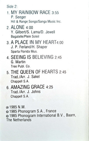 Nana Mouskouri : Alone (Cass, Album, Chr)