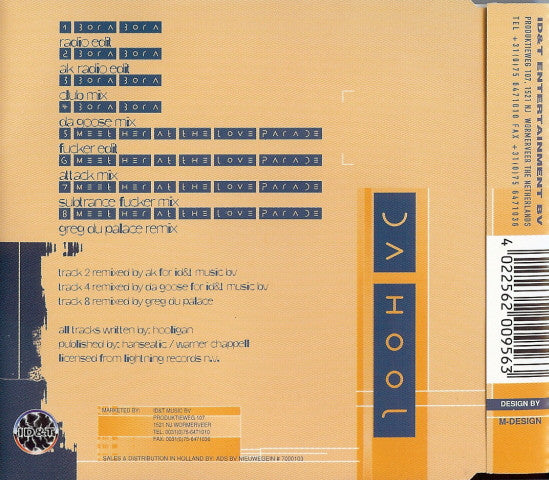 Da Hool : Bora Bora (CD, Maxi)