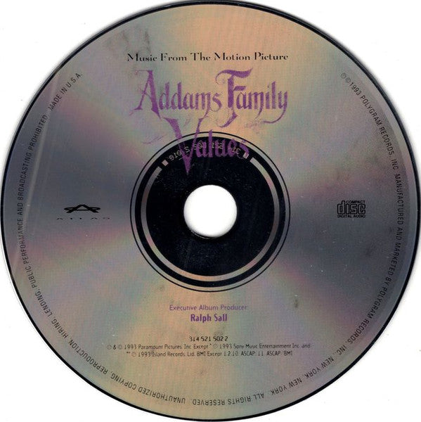 Various : Addams Family Values (CD, Album)