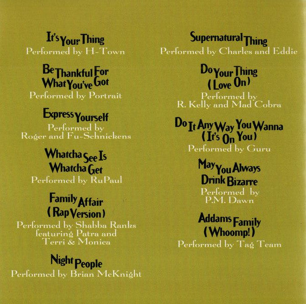 Various : Addams Family Values (CD, Album)