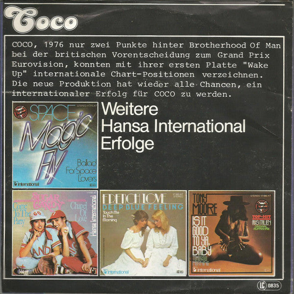 Co Co : The Money Song  (7", Single)