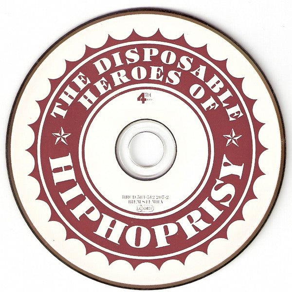 The Disposable Heroes Of Hiphoprisy : Hypocrisy Is The Greatest Luxury (CD, Album)