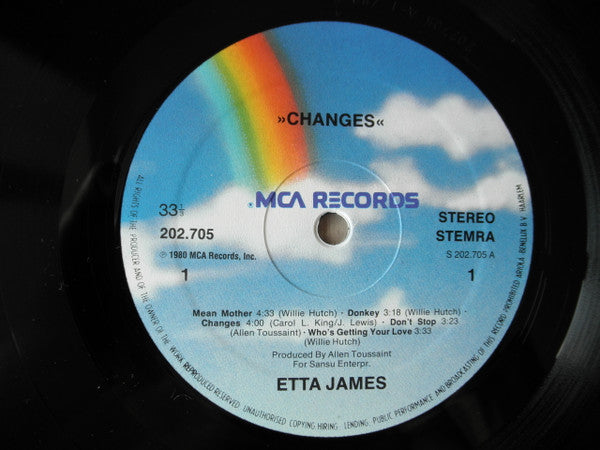 Etta James : Changes (LP, Album)