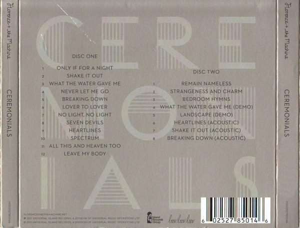 Florence And The Machine : Ceremonials (2xCD, Album, Dlx, Enh)