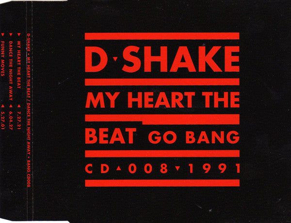 D-Shake : My Heart The Beat (CD, Maxi)