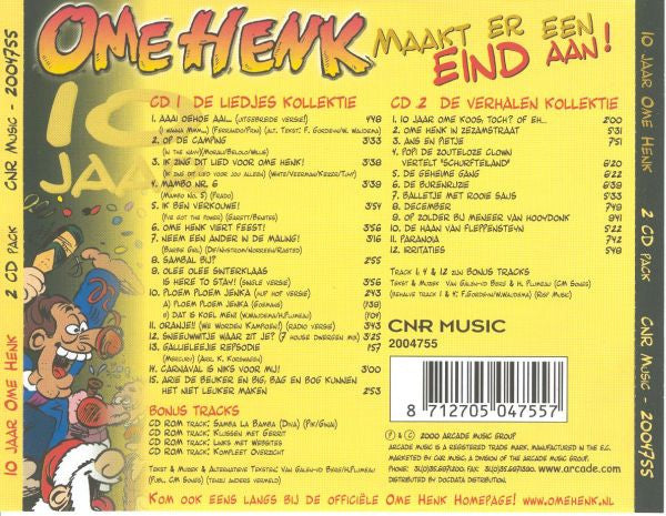 Ome Henk : Maakt Er Een Eind Aan! (10 Jaar Hoogte- En Dieptepunten) (2xCD, Comp)