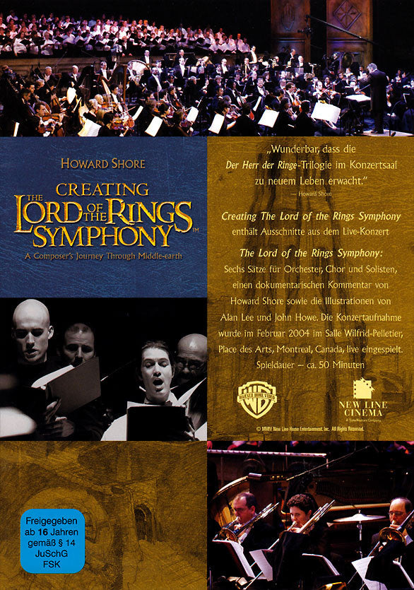 Howard Shore : Creating The Lord Of The Rings Symphony - A Composer's Journey Through Middle-earth (DVD-V, Multichannel, PAL, Dol)