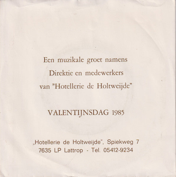 Hans Jacobs (5) : Herbergh De Holtweijde (7", Single, Promo)