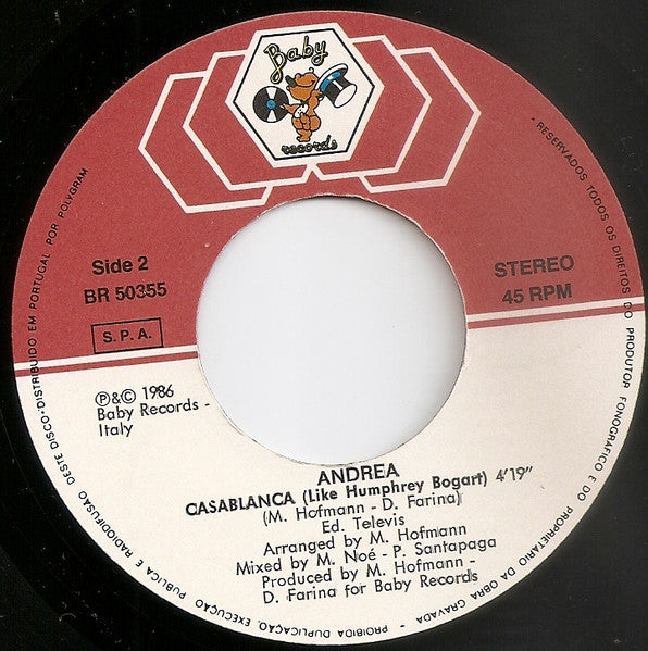 Andrea (4) : Like Humphrey Bogart (7", Single)