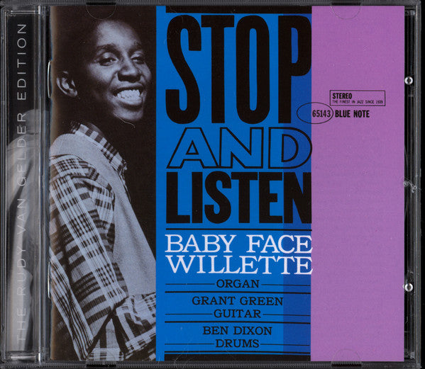 'Baby Face' Willette : Stop And Listen (CD, Album, RE, RM)