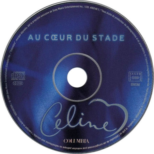 Céline Dion : Au Cœur Du Stade (CD, Album)