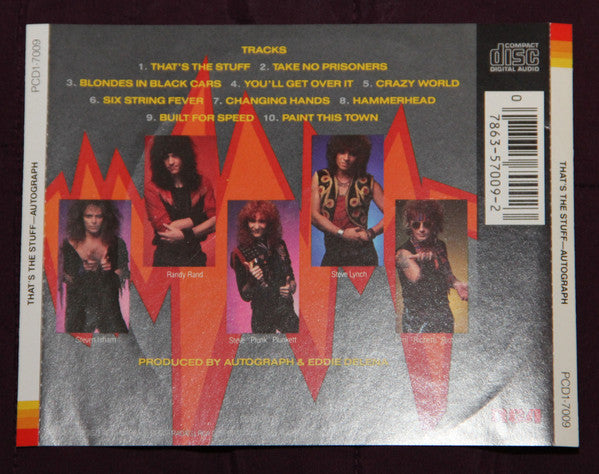 Autograph (2) : That's The Stuff (CD, Album)