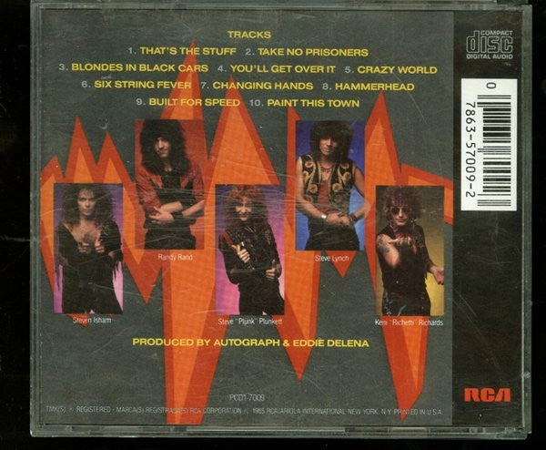 Autograph (2) : That's The Stuff (CD, Album)