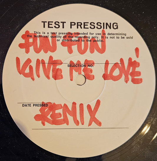 Fun Fun : Give Me Love (Remix) (12", TP)