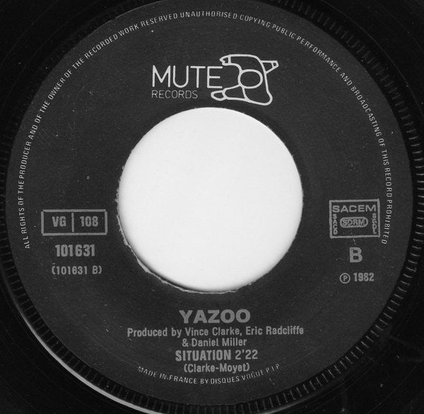 Yazoo : Situation (7", Single)