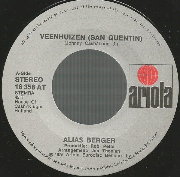 Alias Berger : Veenhuizen (7", Single)