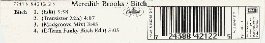 Meredith Brooks : Bitch (CD, Maxi)