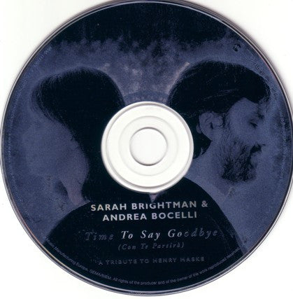 Sarah Brightman & Andrea Bocelli : Time To Say Goodbye (Con Te Partirò) (A Tribute To Henry Maske) (CD, Single, Car)