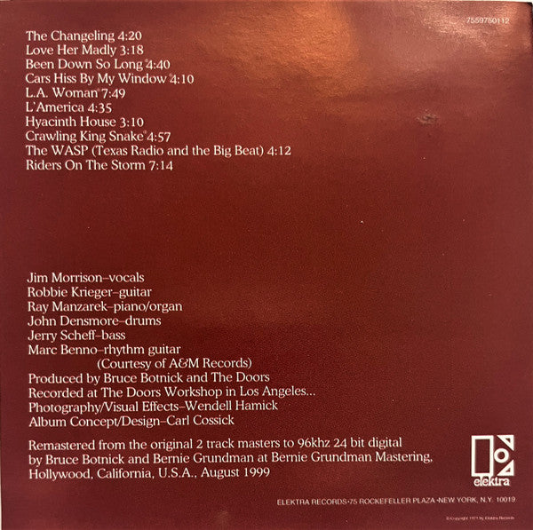 The Doors : L.A. Woman (CD, Album, RE, RM)