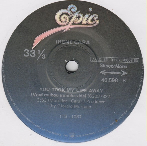 Irene Cara : The Dream (Hold On To Your Dream) (7", Single)
