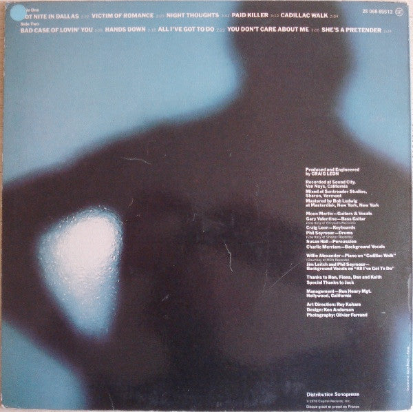 Moon Martin : Shots From A Cold Nightmare (LP, Album)
