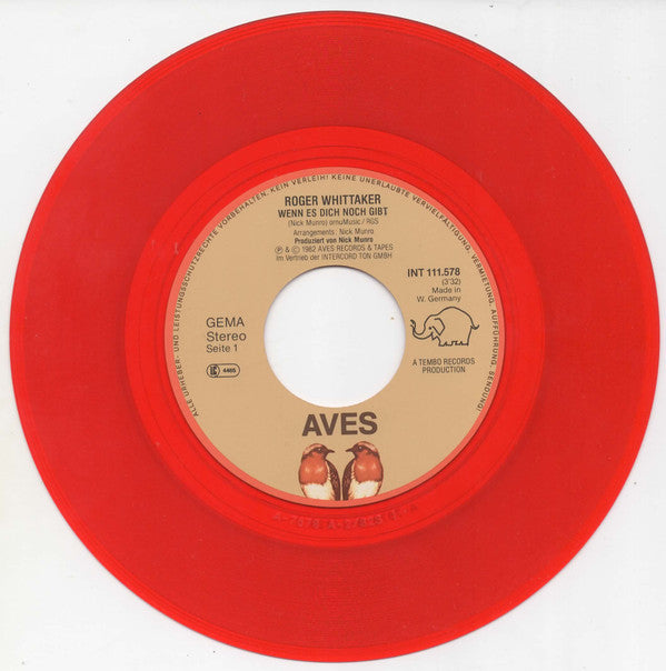 Roger Whittaker : Wenn Es Dich Noch Gibt (7", Single, Red)
