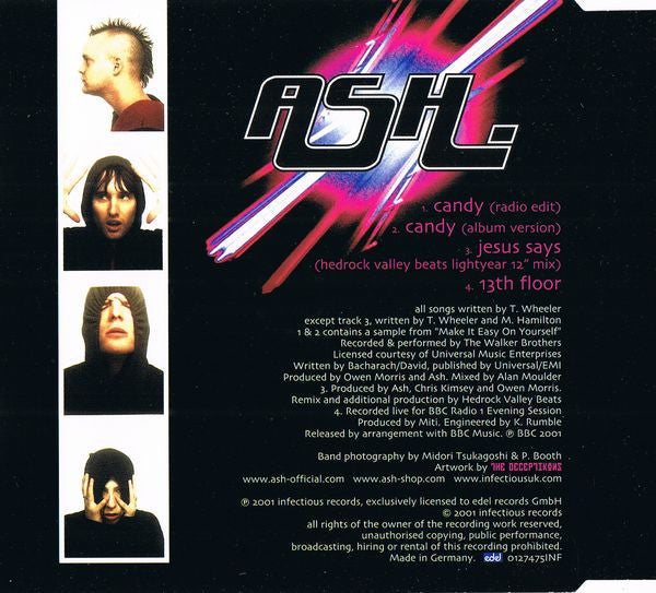 Ash : Candy (CD, Single)