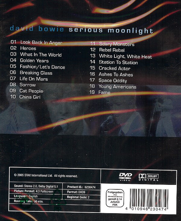 David Bowie : Serious Moonlight (DVD-V)