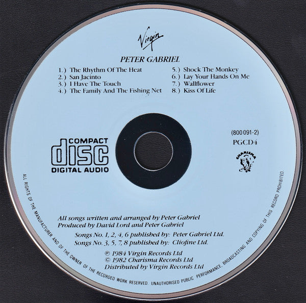 Peter Gabriel : Peter Gabriel (CD, Album, RE)