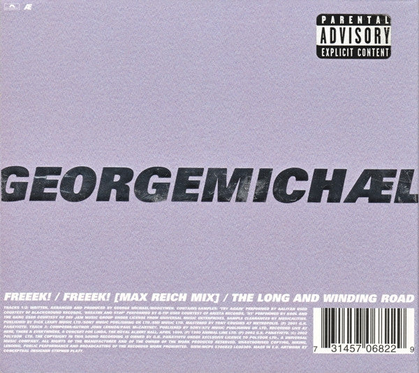 George Michael : Freeek! (CD, Single, CD2)