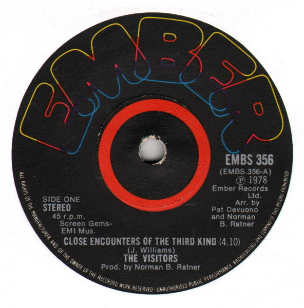 The Visitors (21) : Close Encounters Of The Third Kind (7", Single)