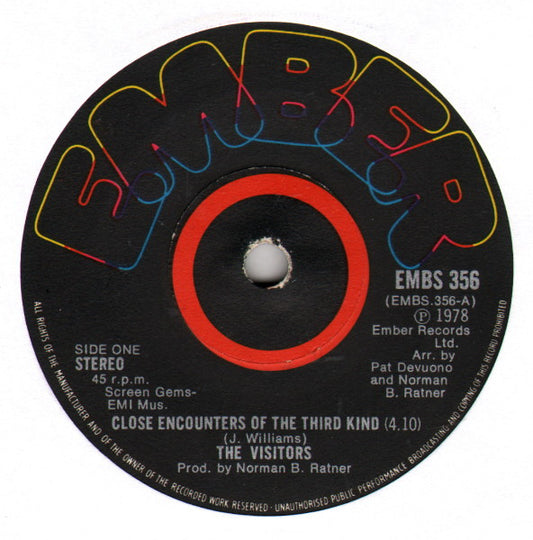 The Visitors (21) : Close Encounters Of The Third Kind (7", Single)